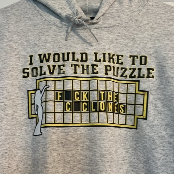 F The Cyclones Hoodie XL NEW - Picture 2 of 4